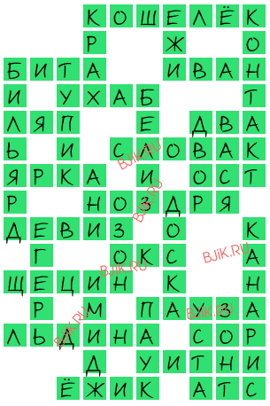 сканворд 15919
