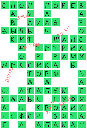 сканворд 15932