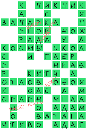 сканворд 15947
