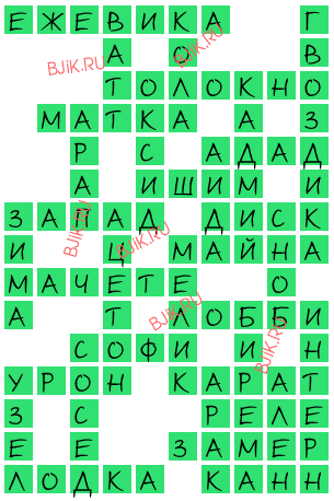 сканворд 15948