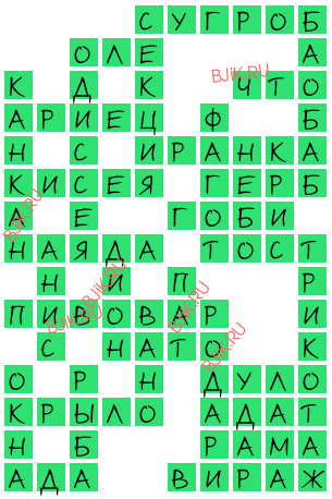 сканворд 16030