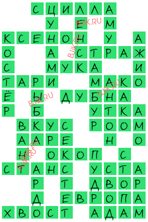 сканворд 16118