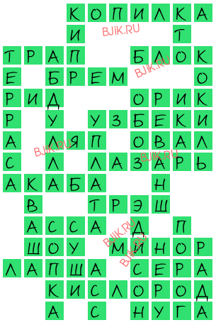 сканворд 16170