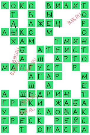 сканворд 16227