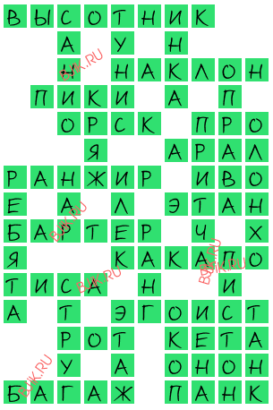 сканворд 16294