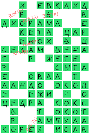 сканворд 16322