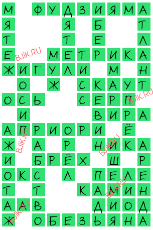 сканворд 16385