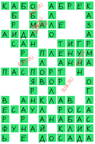 сканворд 16427
