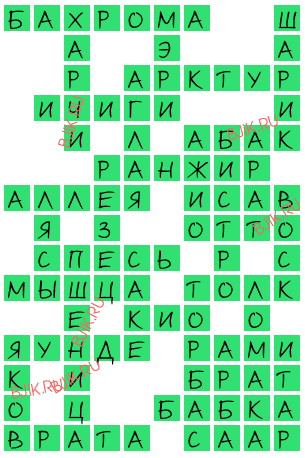 сканворд 16431
