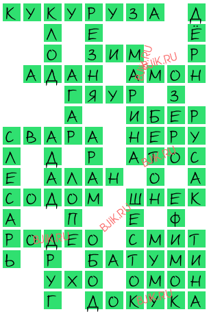 сканворд 16470