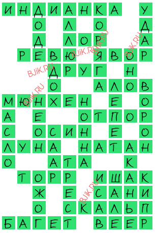 сканворд 16541