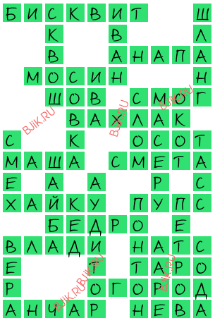 сканворд 16545