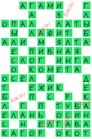 сканворд 16567