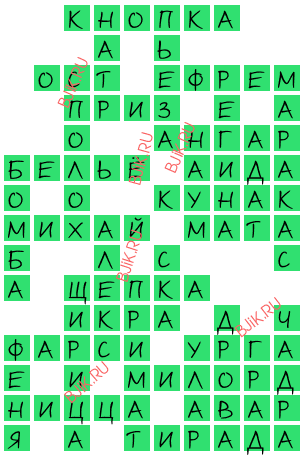 сканворд 16575