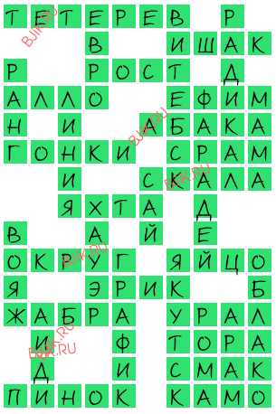 сканворд 16587