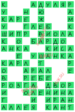 сканворд 16594