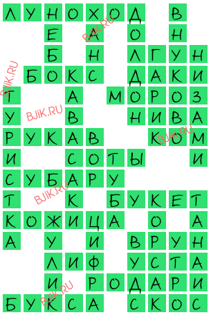 сканворд 16607