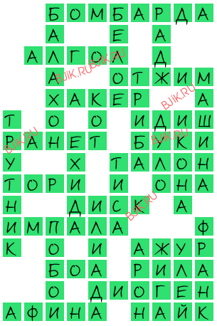 сканворд 16686