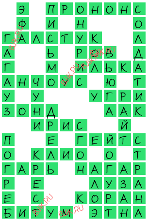 сканворд 16709