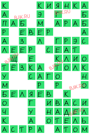 сканворд 16717