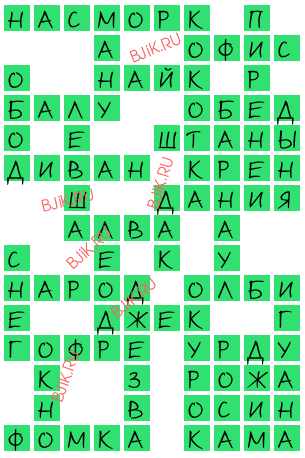 сканворд 16727