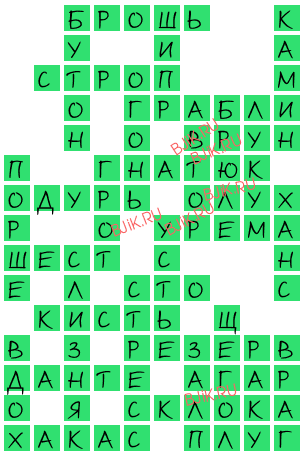 сканворд 16737