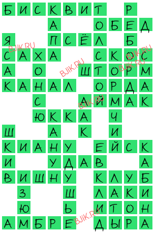 сканворд 16752