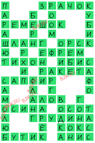 сканворд 16809