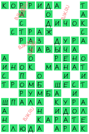 сканворд 16815