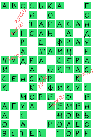 сканворд 16923