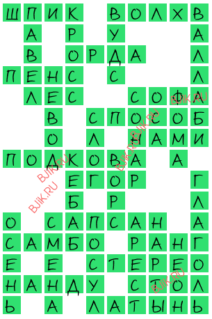 сканворд 16932