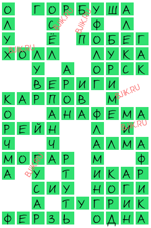 сканворд 16958