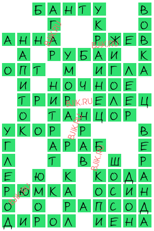 сканворд 16967