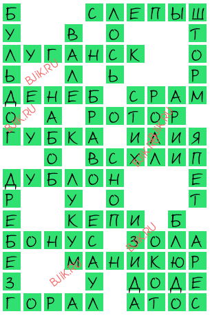 сканворд 16974
