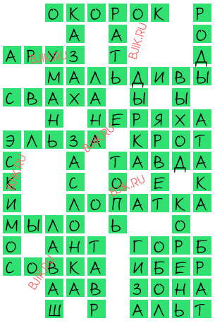 сканворд 17054