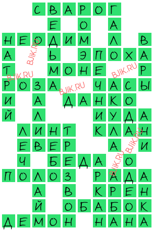 сканворд 17118