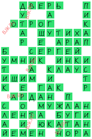 сканворд 17137