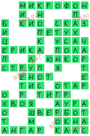 сканворд 17153