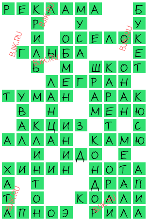сканворд 17161