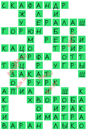 сканворд 17168