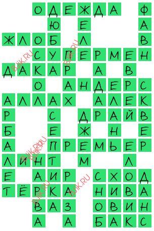 сканворд 17184