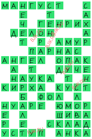 сканворд 17196
