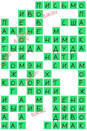 сканворд 17265