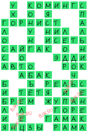 сканворд 17274