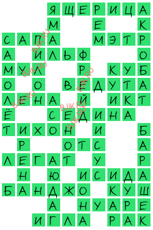 сканворд 17344