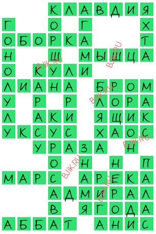 сканворд 17355