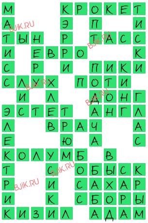 сканворд 17377
