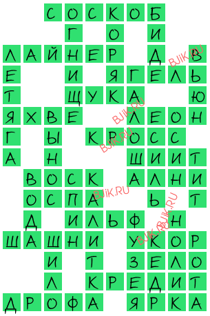 сканворд 17378