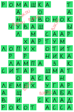 сканворд 17396