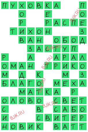 сканворд 17415
